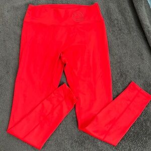 Salty Savage Red Scrunch Leggings